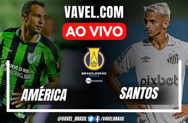 Gols e melhores momentos de América-MG x Santos pelo Campeonato Brasileiro (2-1)