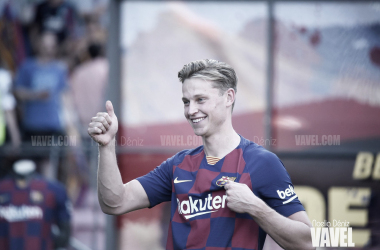 Frenkie De Jong recibe el premio Johan Cruyff&nbsp;