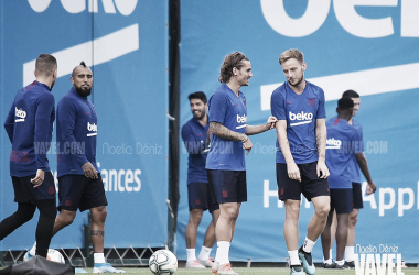 Nuevo entrenamiento con Semedo y
Jordi Alba de vuelta