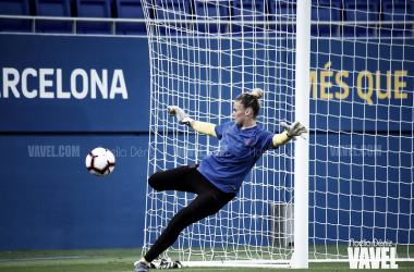 Sandra Paños: "El nivel
de la Champions League es un pelín mayor al de la Liga"