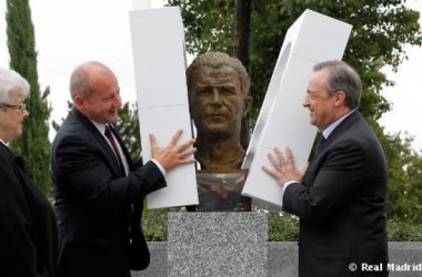 Puskas ya tiene su busto en la Ciudad Real Madrid