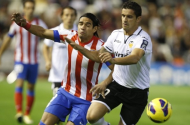 El Atlético de Madrid no llega a tiempo y empata contra el Valencia