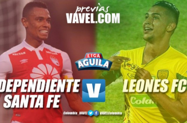 Previa Independiente Santa Fe vs. Leones: Duelo de felinos, donde los cardenales tienen que ganar