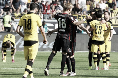 Dortmund é derrotado pelo Frankfurt e foca em vaga na Uefa Champions League