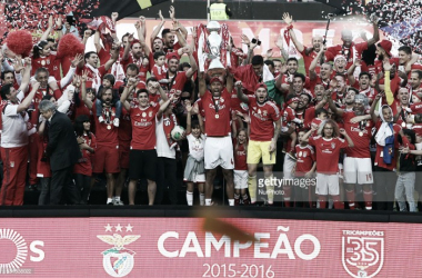 Benfica festeja o seu 35º titulo