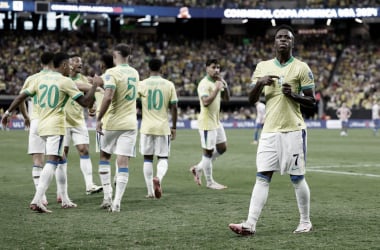 Em jogo movimentado, Brasil goleia Paraguai pela Copa América 2024