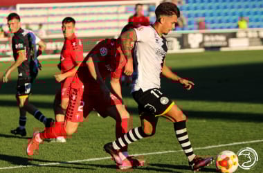 Gabri Palmero, en la primera jornada ante Osasuna Promesas. Foto: Elisa Casado (Unionistas CF)