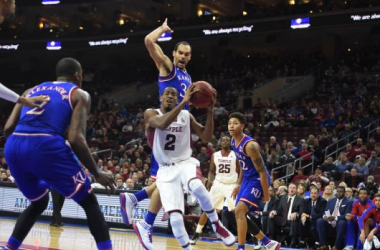 Temple Owls Stun #10 Kansas With Scorching Shooting Accuracy