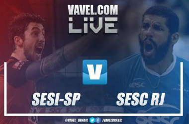 Resultado Sesi-SP x Sesc-RJ pela semifinal da Superliga Masculina (3-0)