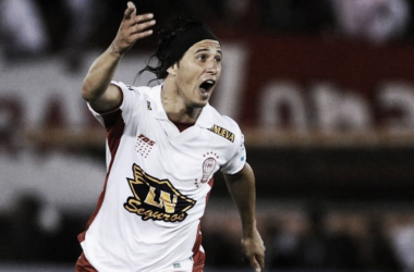 Patricio Toranzo gritando un gol (Foto: El Gráfico)