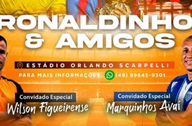 Para presentear Florianópolis, Wilson e Marquinhos Santos estão confirmados no Jogo das Estrelas