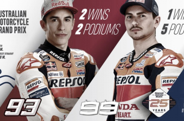 &nbsp;El Repsol Honda Team listo para la acción en Australia