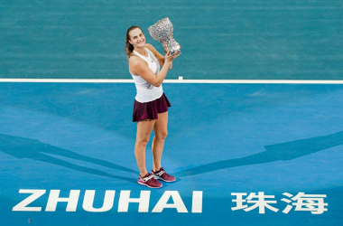 WTA Elite Trophy: Superb Sabalenka strolls past Bertens to claim biggest career title