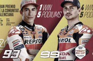 El Repsol Honda Team tiene como objetivo conseguir la Triple Corona en Valencia