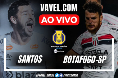 Gols e melhores momentos de Santos x Botafogo-SP pelo Campeonato Brasileiro B (1-2) 
