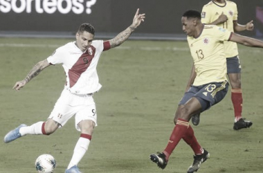 Colombia cae
ante Perú en la Copa América