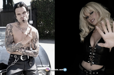 Primeras imágenes de Lily James y Sebastian Stan como Pamela Anderson y Tommy Lee