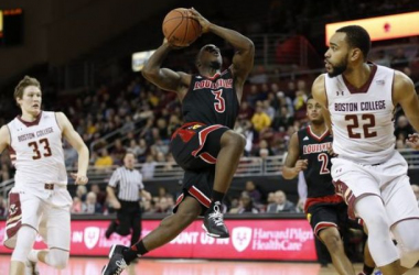 Louisville Escapes Snowy Boston With Victory Over Boston College