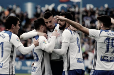 El Real Zaragoza, de menos a más