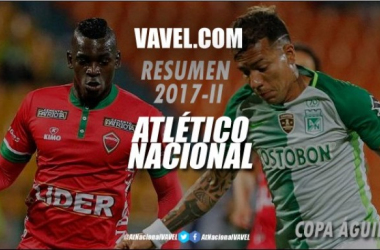 Resumen de Atlético Nacional 2017 II: Copa Águila, el sueño quedó en cuartos de final