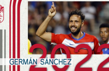 Germán Sánchez amplía su contrato con el Granada CF hasta 2022