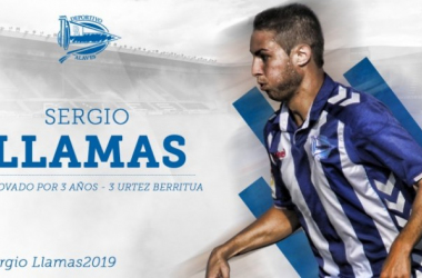 Sergio Llamas renueva con el Alavés