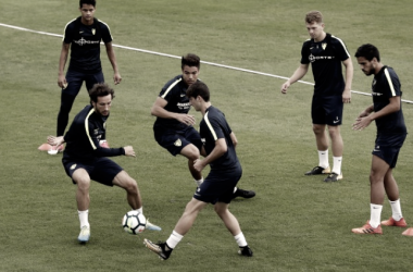 El Málaga ya se centra en su visita al Camp Nou