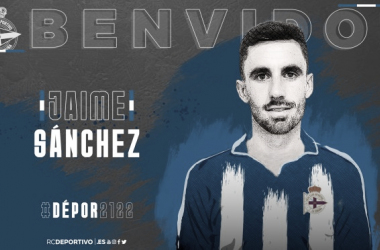 Jaime Sánchez, nuevo jugador del Dépor