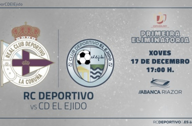 Previa RC Deportivo - CD El Ejido: primera prueba en la Copa del Rey