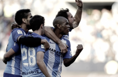El Málaga iguala a 3 antiguos equipos de la Liga en 7 jornadas