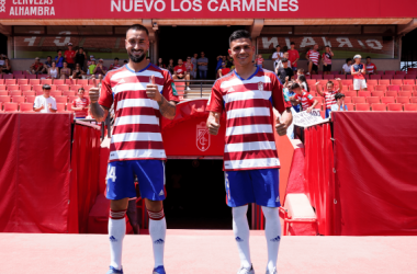 Jonathan Silva y Erick Cabaco, contentos y ambiciosos en su llegada a Granada