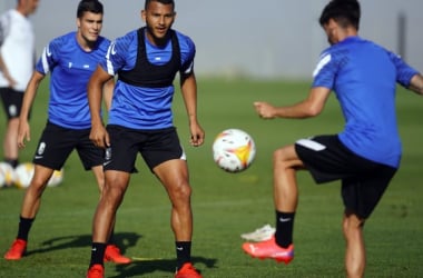 Doble sesión antes de un partidillo de entrenamiento con el filial