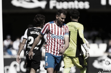 Stuani tras errar una ocasión clara de gol / Foto: Girona FC