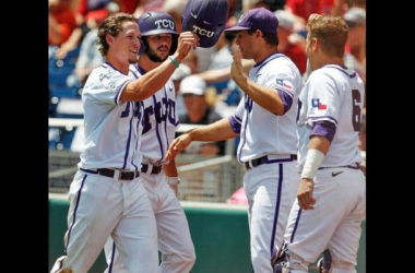 TCU Horned Frogs Leapfrog Texas Tech in Omaha