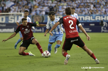 La Rosaleda se estrena con empate: Málaga CF 1-1 CD Mirandés