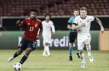 Debut precoz de Ansu Fati con la Selección Española de Fútbol