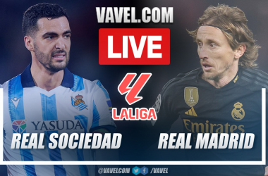 Real Sociedad vs Real Madrid LIVE Score: Halftime (0-1)