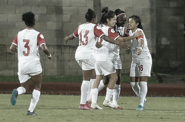 Santa Fe se impuso ante Medellín en la ida de las semifinales de la Liga Femenina