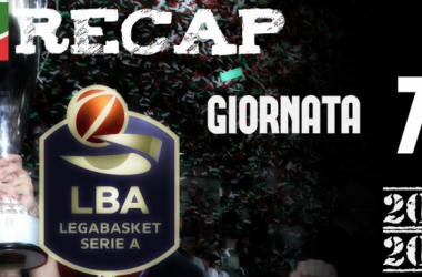 Legabasket: risultati e tabellini della settima giornata