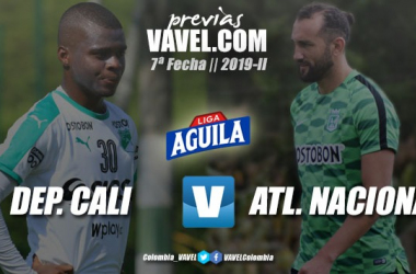 Previa Deportivo Cali vs. Atlético Nacional: ‘verdes' y una disputa por el liderato 