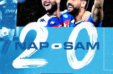 &nbsp;Serie A- Il Napoli incanta il San Paolo, Dries Mertens affonda la Sampdoria
