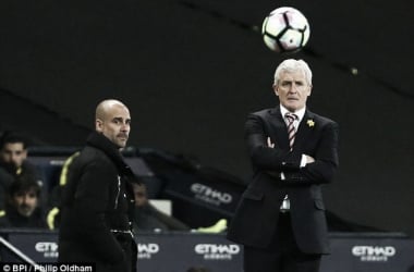 Hughes: &quot;Jugamos diferente, pero no queríamos repetir el resultado del Tottenham&quot;