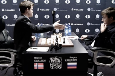 Carlsen-Karjakin: a la octava fue la vencida