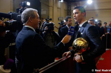 Cristiano Ronaldo: &quot;Es un honor ganar este premio&quot;