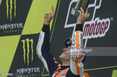 MotoGP: Rain causes chaos as Marquez wins in Brno
