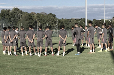 Último entrenamiento antes de la gran final