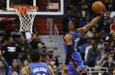 Russell Westbrook's Triple-Double Leads Oklahoma City Thunder Over Washington Wizards, 125-101