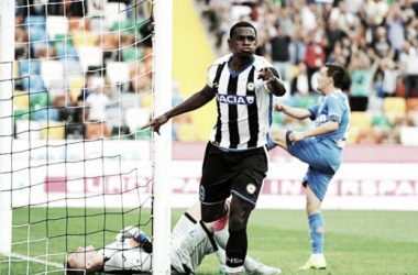 Duván Zapata anotó en la derrota del Udinese en la Serie A