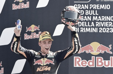 Pedro Acosta ganador del Gran Premio de San Marino Moto2/ Fuente: Red Bull KTM Ajo
