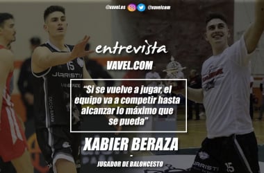 Entrevista. Xabier Beraza: "Si se vuelve a jugar, el equipo va a competir hasta alcanzar lo máximo que se pueda"